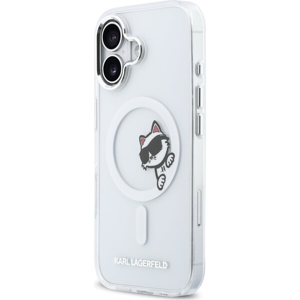 Karl Lagerfeld IML Choupette Peekaboo MagSafe kryt iPhone 17 priehľadný - Puzdra - Obrázok 1199e75b0f454c5082e4578bd02efb10
