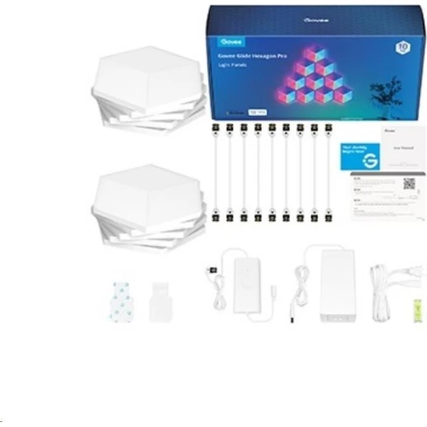 Govee Glide Hexa Pro LED Smart 10ks - Inteligentné osvetlenie - Obrázok 119cb047b17b4704a41a58e1d6ee5da6