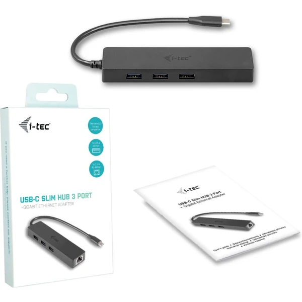 i-tec USB 3.1 Type C SLIM HUB  - USB huby - Obrázok 11HA000501