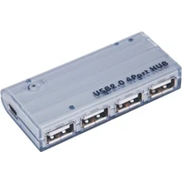 PremiumCord USB 2.0 Hub 4-portový s napájacím adaptérom 5V 2A - USB huby