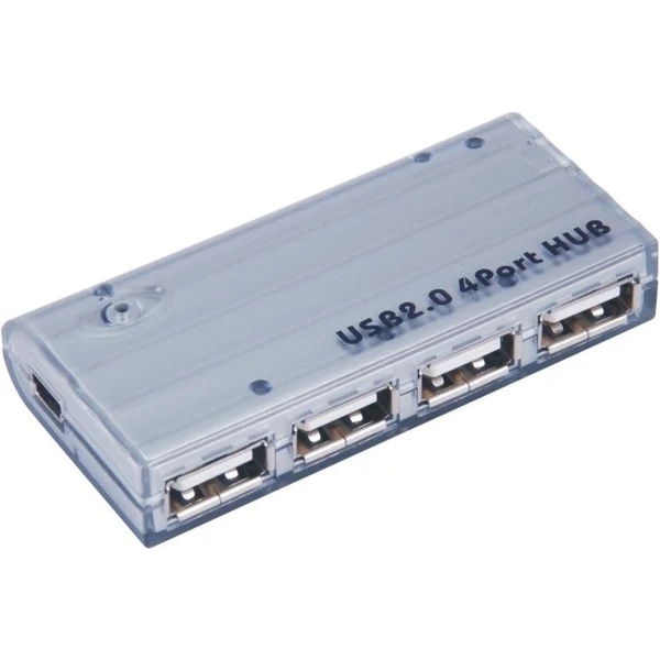 PremiumCord USB 2.0 Hub 4-portový s napájacím adaptérom 5V 2A - USB huby - Hlavný obrázok