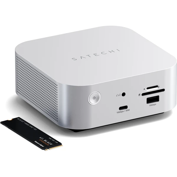 Satechi Thunderbolt 5 CubeDock s SSD Enclosure dokovacia stanica (140W) strieborná - Dokovacie stanice - Obrázok 11a74667000f416cbe53ca9235799723