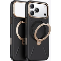 Torras Ostand Q3 VegSkin, čierna - iPhone 2026 Pro - Puzdra
