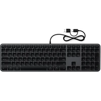 Satechi Slim LX3 drôtová klávesnica (US English) vesmírne čierna - Klávesnice