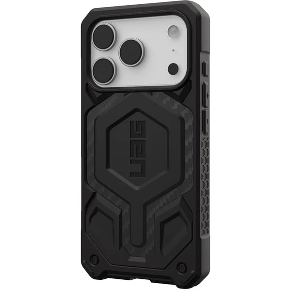 UAG Monarch Pro MagSafe Carbon Fiber kryt iPhone 17 Pro čierny - Puzdra - Obrázok 12154c6b9ef24facbf537915bf16e886