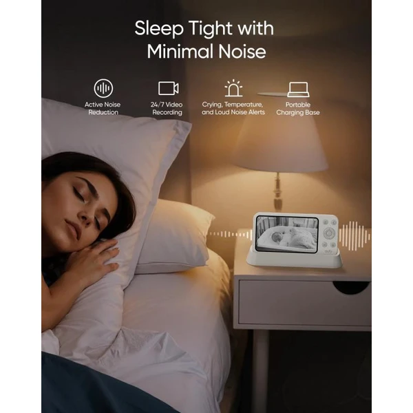 Anker eufy E21 detská pestúnka, 4K biela - Kamery - Obrázok 1257f25ae3ae472d8a99ffcc5ca694ed