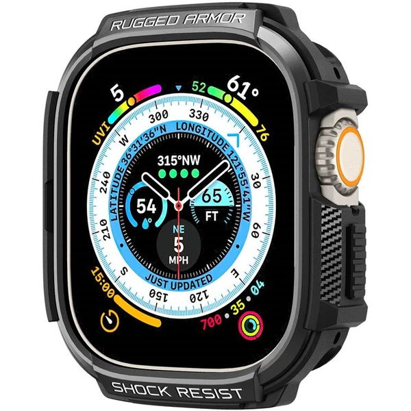 Spigen Rugged Armor kryt Apple Watch Ultra 3/2/1 (49mm) čierny - Puzdra - Obrázok 12716426494b4f0ba87ca08d44bb6025