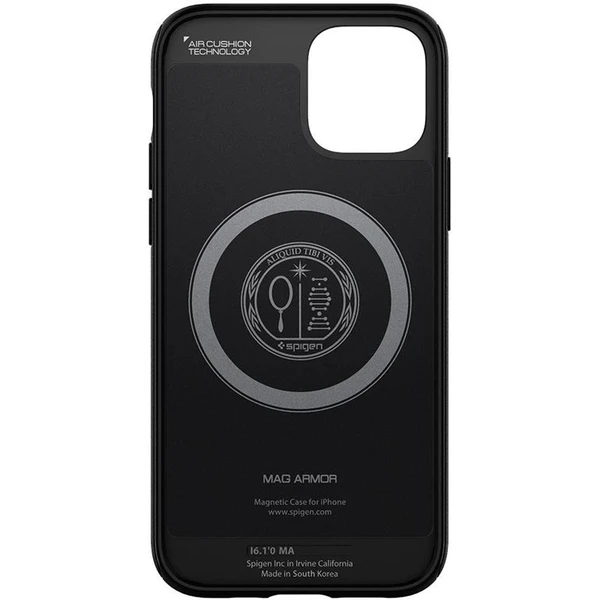 Spigen MagArmor magnetický kryt Apple iPhone 12/ 12 Pro čierny - Puzdra - Obrázok 12FL000501