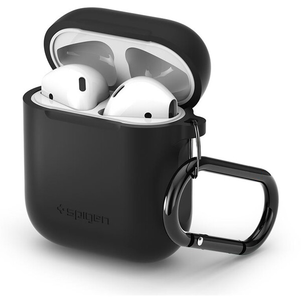 E-shop Spigen Silicone Case púzdro pre Apple AirPods čierne