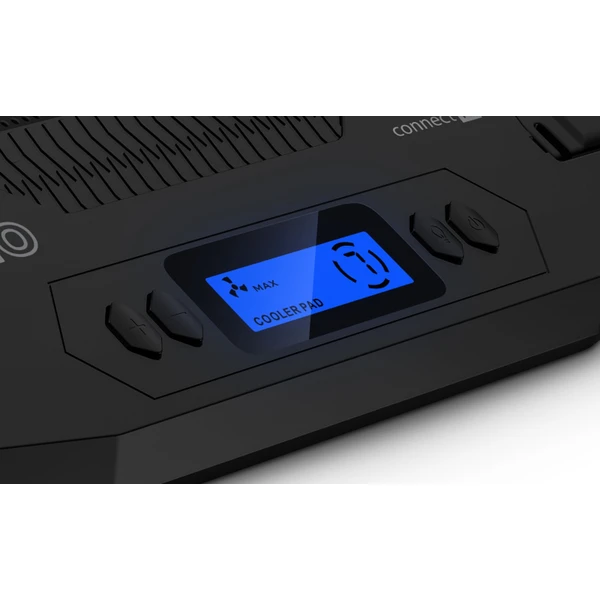 CONNECT IT NEO RGB chladiaca podložka pod notebook čierna - Chladiace podložky - Obrázok 12N0000J01