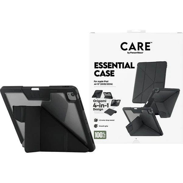 PanzerGlass® CARE 4v1 Essential puzdro Apple iPad Air 13" (2025/2024) čierne - Puzdra - Obrázok 12XL000K01