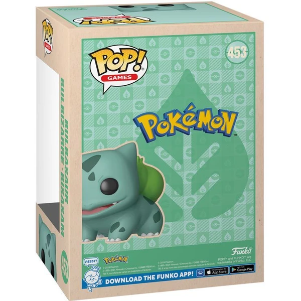 Funko POP! #453 Games: Pokémon - Bulbasaur (Pastel) (Special) - Funko POP! - Obrázok 12YB000K01