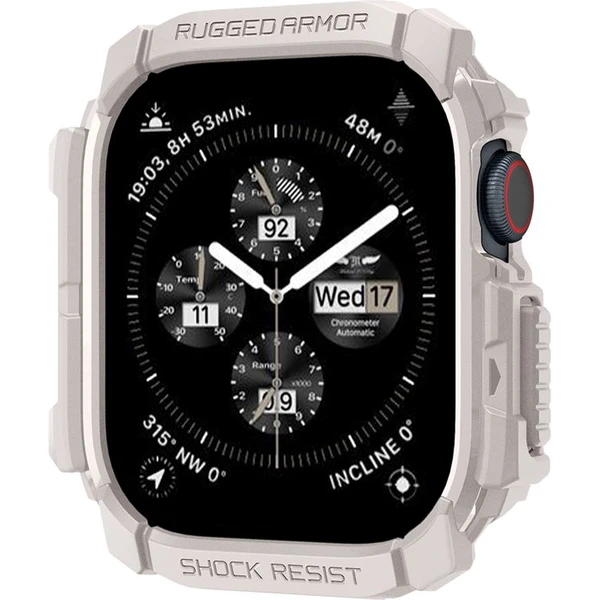 Spigen Rugged Armor kryt pre Apple Watch 10/11 (46mm) béžový - Puzdra - Obrázok 12ce86f26f704b71a6d51a5916faf839