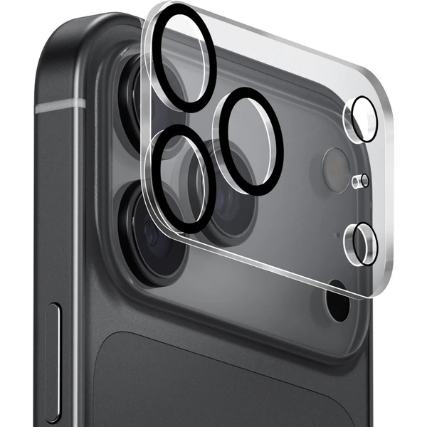 UNIQ Optix Clearshield Frameguard sklo na fotoaparát iPhone 17 Pro čiré - Ochranné fólie a sklo - Hlavný obrázok