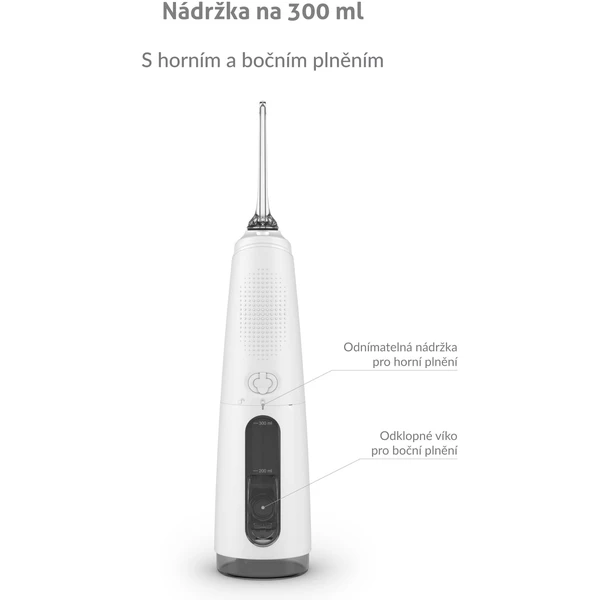 TrueLife AquaFloss Compact C300 White - Ústne sprchy - Obrázok 12d20a1e027e48e1913219f8330905e9
