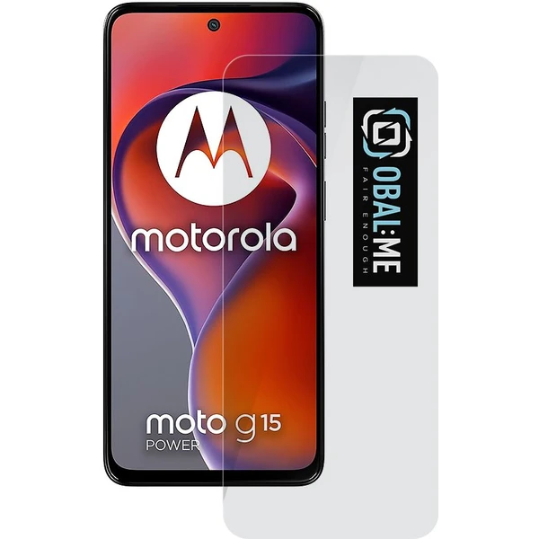 OBAL:ME 2.5D tvrdené sklo Motorola G15/G15 Power číre - Ochranné fólie a sklo - Hlavný obrázok