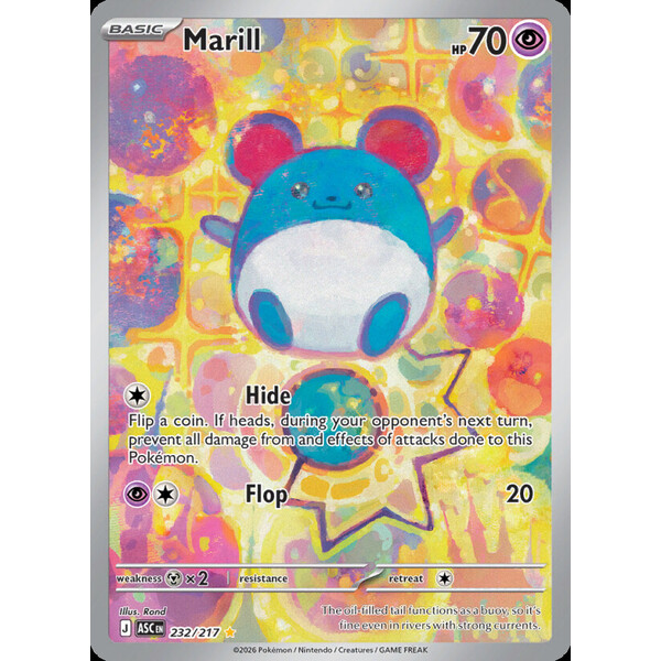 Marill (ASC 232) - Ascended Heroes [Holo] - Kusové karty - Hlavný obrázok