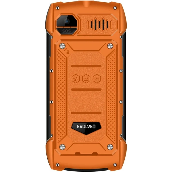 EVOLVEO StrongPhone H1 vodotesný odolný Dual SIM telefón oranžový - Mobilné telefóny - Obrázok 133F000P01