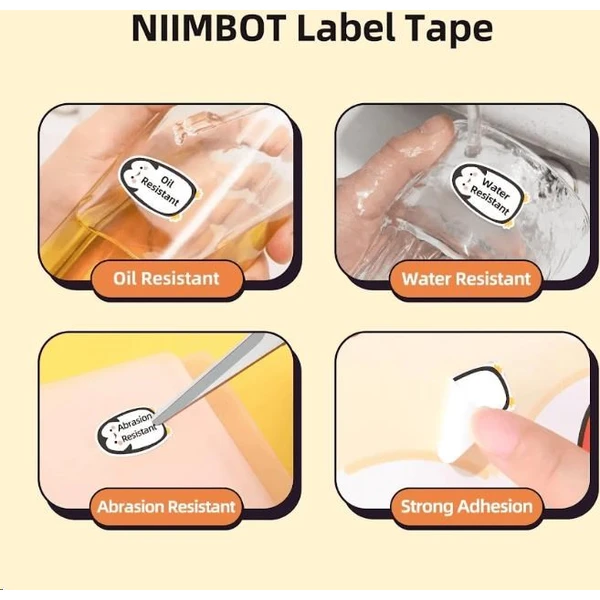 Niimbot štítky T 14x40mm 160ks pre D11, D11-M, D110, D110-H Medvieďa priehľadné - Pásky pre štítkovače - Obrázok 134a148282a64608845ac23e09f596cd