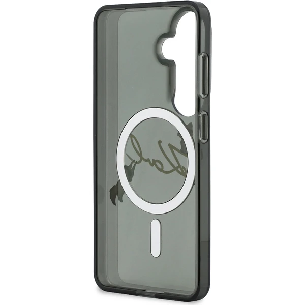 Karl Lagerfeld IML Choupette Karl Script Logo Magnetický kryt Samsung Galaxy S26 čierny - Puzdra - Obrázok 13633e01119d4076900fbf106c9f8f59