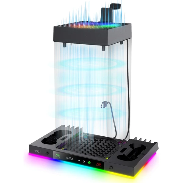 iPega XBX024S Multifunkčný Nabíjací RGB Stojan s Chladením pre Xbox Series X - Nabíjačky - Obrázok 136cd33f0bf14aca8ac5c3dd86793f5f