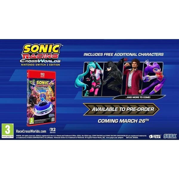 Sonic Racing: CrossWorlds (Switch 2) - Hry na Nintendo Switch 2 - Obrázok 136ef055c6654a958f79c5c3d4432375