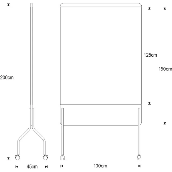 Rocada Natural NAT8100 magnetická tabuľa biela - Magnetické tabule - Obrázok 13EN000K01