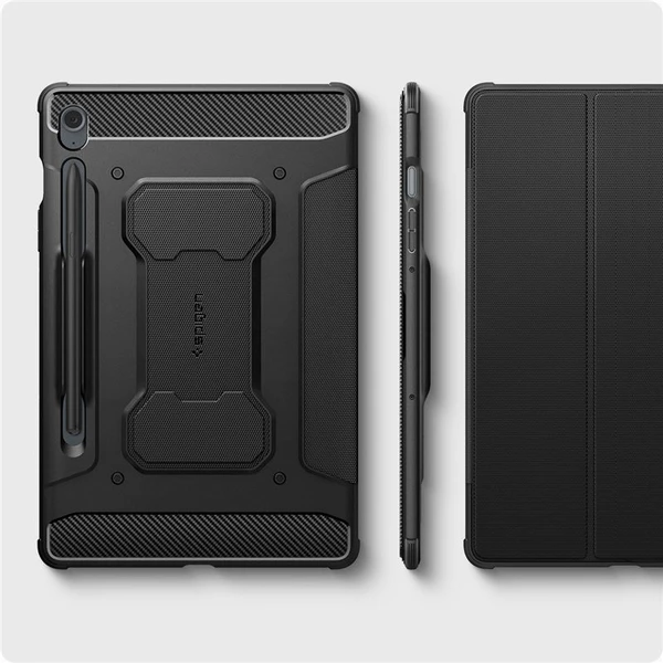Spigen Rugged Armor Pre púzdro Samsung Galaxy Tab S9 FE (2023) čierne - Puzdra - Obrázok 13P2000N01