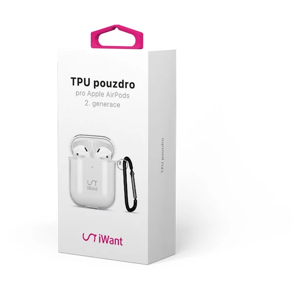 iWant TPU puzdro pre Apple AirPods 1./2. generácie číre - Puzdra - Obrázok 13WB100501