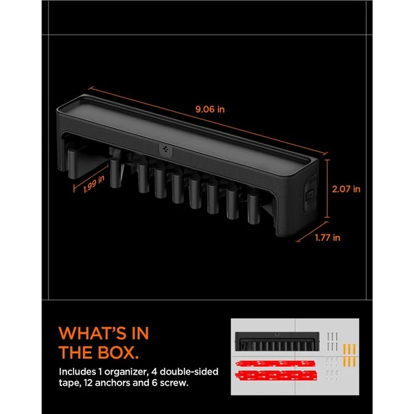 Spigen Apple Watch Band Organizer na remienky (S341) čierny - Organizéry - Obrázok 13b58ec2a5da4db8acde557223be1d93