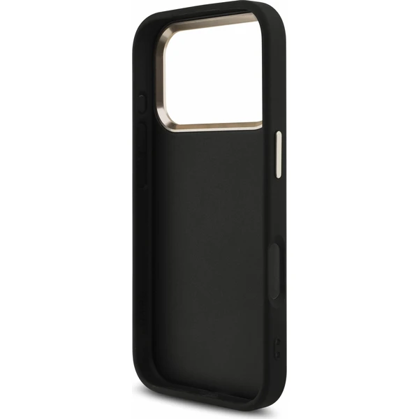 Guess PU 4G Metal Logo Strap Zadný kryt pre iPhone 18 Pro Black - Puzdra - Obrázok 14053360bc11453f9f79c32e03dfab35