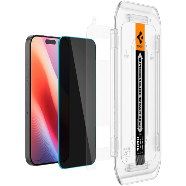 Spigen Glass tR EZ Fit HD (Privacy) tvrdené sklo iPhone 16 Pro Max číre - Ochranné fólie a sklo - Obrázok 141213c8975f49ad9eea84f54fe10017