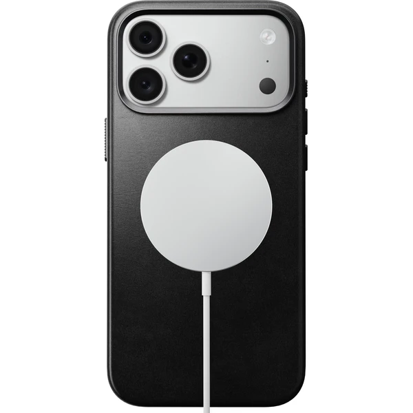 Nomad Traditional Leather (Horween) MagSafe kožený kryt iPhone 17 Pro Max/18 Pro Max Black - Puzdra - Obrázok 1428a88eaf404414b17d4885a950301b
