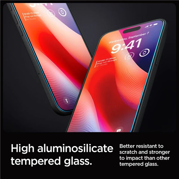 Spigen Glass tR EZ Fit tvrdené sklo iPhone 17 Pro Max/16 Pro Max číre (2 ks) - Ochranné fólie a sklo - Obrázok 143cb74dfd1d4440810685ad46ffc864