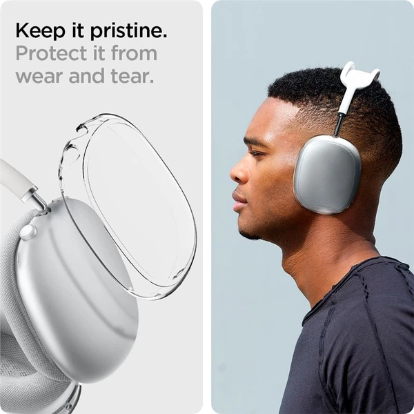 Spigen Ultra Hybrid Pre ochranné kryty pre AirPods Max číre - Puzdra - Obrázok 1440b4dde0ee43fc8424099d2f531681