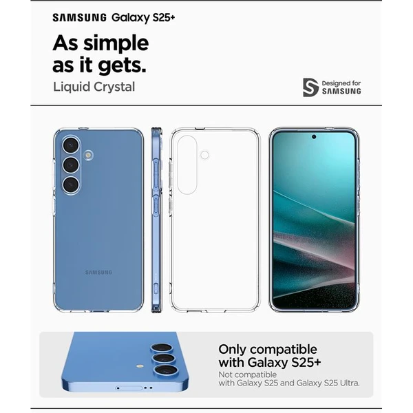 Spigen Liquid Crystal kryt Samsung Galaxy S25+ číry - Puzdra - Obrázok 145a4886bc8e44469fba7e957ec016cf