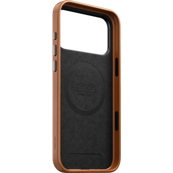 Nomad Traditional Leather (Horween) MagSafe kožený kryt iPhone 18 Pro Max Saddle - Puzdra - Obrázok 145dc07defb44befa8898e9a32017192