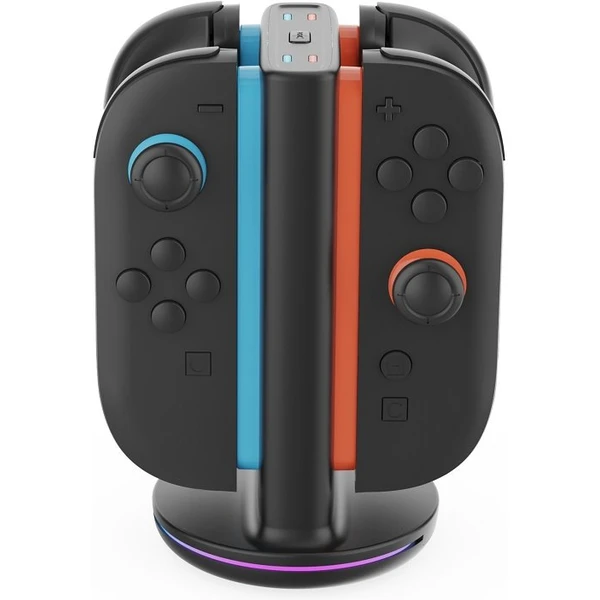 iPega SW2051 Nabíjacia Stanica s RGB pre JoyCon Ovládače Nintendo Switch 2 čierna - Nabíjačky - Obrázok 148352620c8749098f40c12a94652832