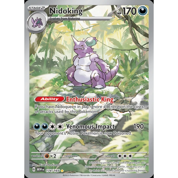 Nidoking (MEW 174) - 151 [Holo] - Kusové karty - Hlavný obrázok