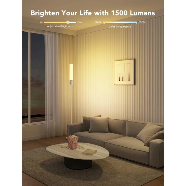 Govee Cylinder Smart RGBICWW LED stojaca lampa biela - Inteligentné osvetlenie - Obrázok 1489e462e88c47ffaf3653ad3ecc098a