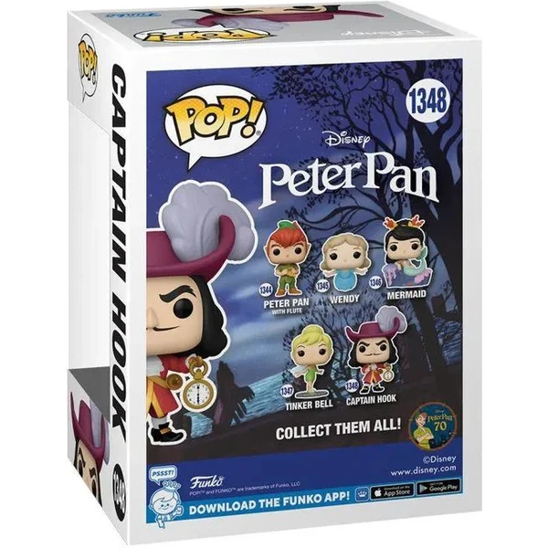 Funko POP! #1348 Disney: Peter Pan 70th - Captain Hook - Funko POP! - Obrázok 14DE000L01