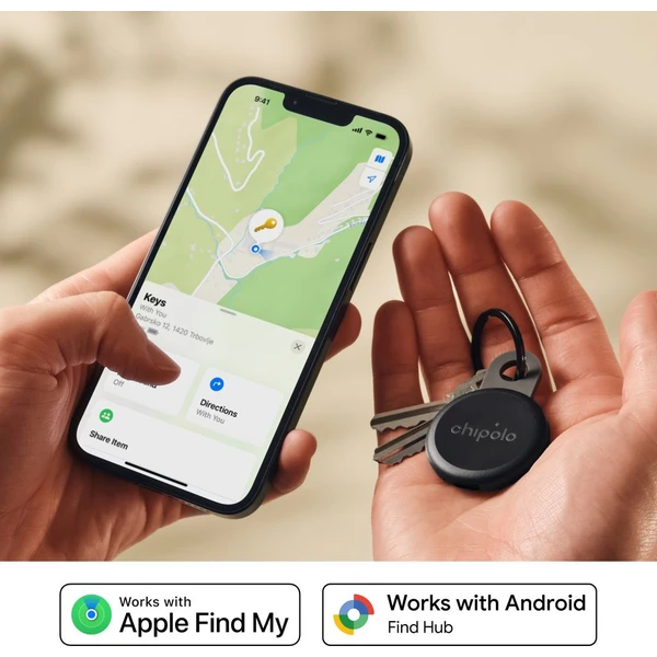 Chipolo LOOP Bluetooth lokátor čierny - Lokátory - Obrázok 14DJ000K01