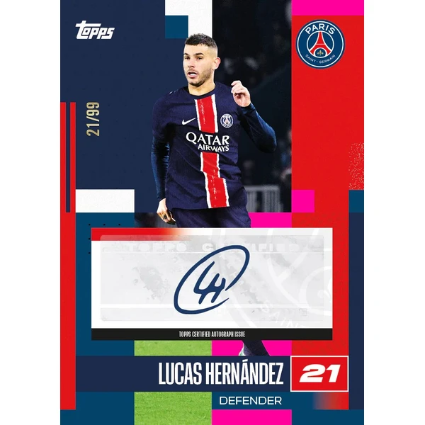 Topps futbalové karty PSG 2024/25 Team Set - Futbalové karty - Obrázok 14MF000J01
