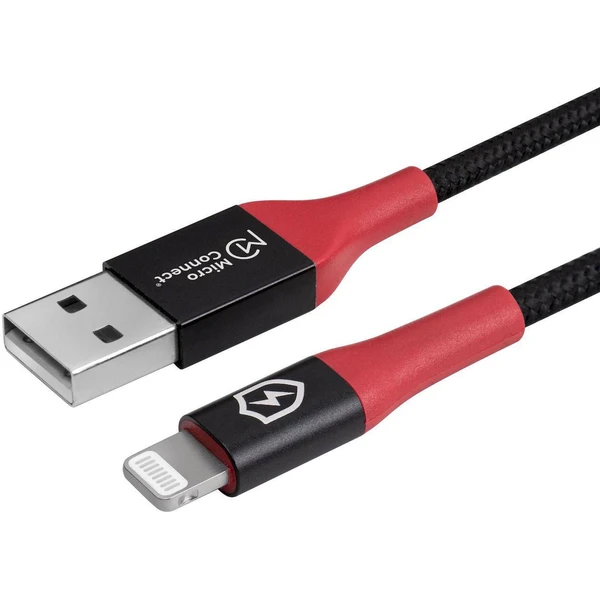 MicroConnect Safe Charge USB-A/Lightning nabíjací kábel 12W 1,5m čierny - Káble a redukcie - Obrázok 14PF000O01