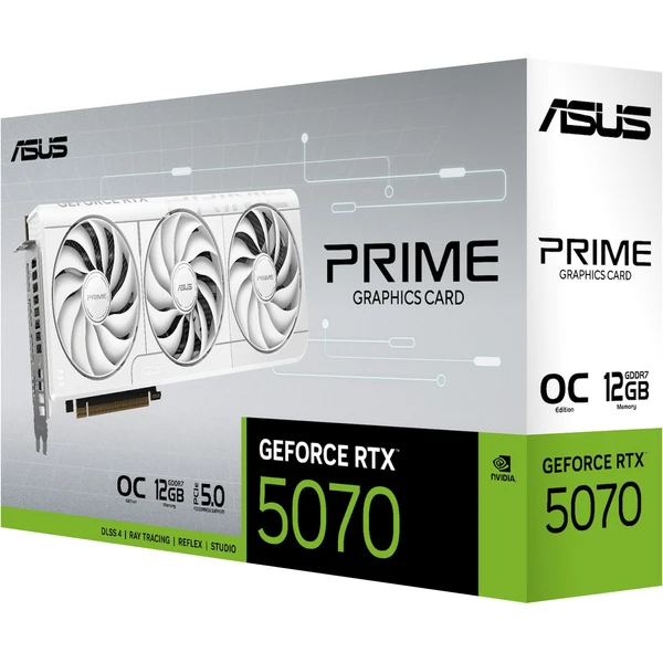 ASUS PRIME NVIDIA GeForce RTX 5070 White OC 12GB GDDR7 - Grafické karty - Obrázok 14RI000K01
