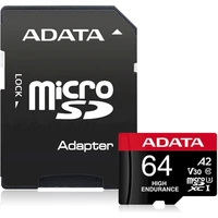 ADATA High Endurance microSDXC 64GB + SD adaptér - Pamäťové karty