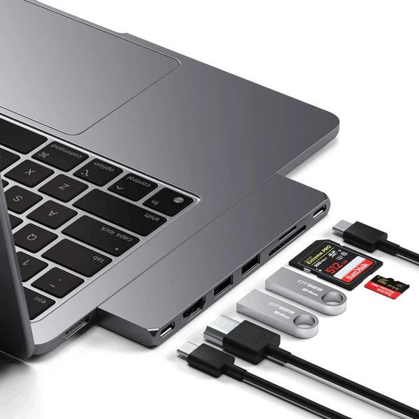 Satechi Pro Hub Slim vesmirně šedý - USB huby - Obrázok 14T1000701
