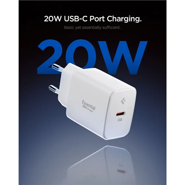 Spigen Essential 20W USB-C nabíjačka (EE201EU) biela - Nabíjačky - Obrázok 14b344526f4142a1a2acffb3b3402cda