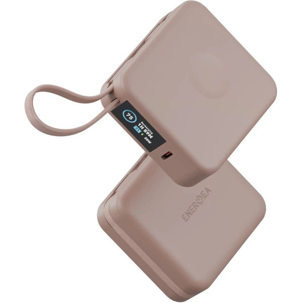 ENERGEA MagPac Mini Plus MagSafe powerbanka s káblom, 10000mAh, ružová - Powerbanky - Obrázok 14cc889f4baa40188b358163c3ee827a