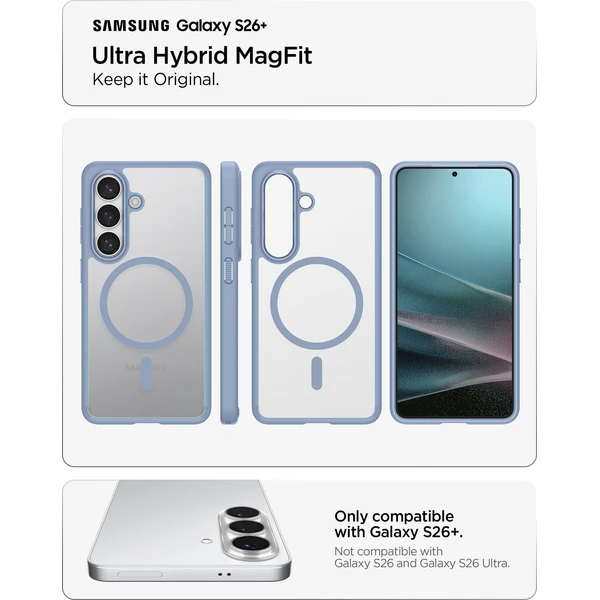 Spigen Ultra Hybrid MagSafe kryt Samsung Galaxy S26+ modrý - Puzdra - Obrázok 14e866e5dce84090b588946df9cd7101